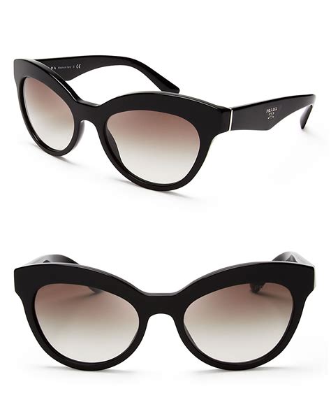 prada women's cat eye 49mm sunglasses|Prada round cat eye sunglasses.